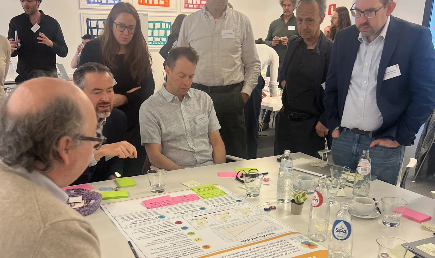 Participants at a consortium meeting