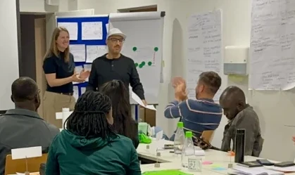 A facilitation training session